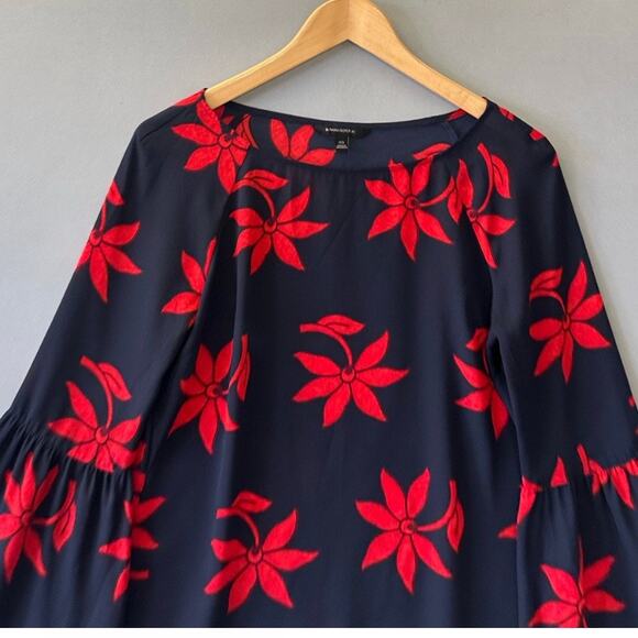 Flounce Sleeve Blouse- Size XS - Picture 2 of 4